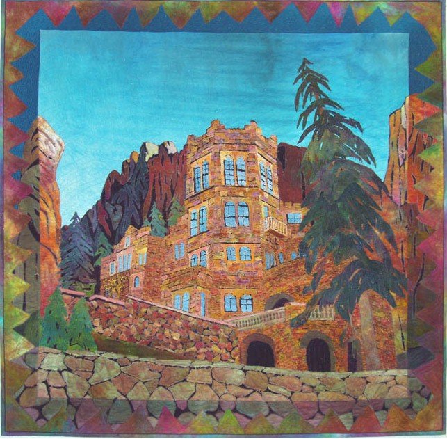 Glen Eyrie Castle Quilt (Private Collection)