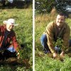 Ricky & Justin planting oaks in a Rath in Ireland