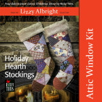 Holiday Hearth Stocking (Attic Window)