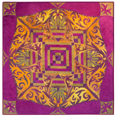 Lady of Shalott Magenta / Rust / Gold Lady of Shalott Magenta / Rust / Gold